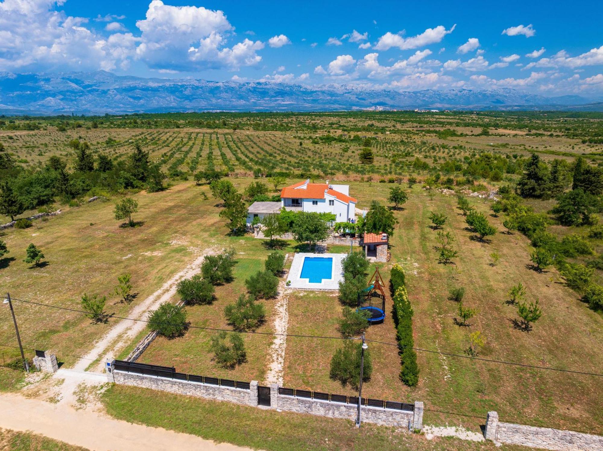 Villa Mandorla With Private Pool Zadar Exterior photo